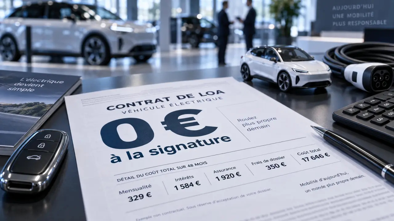 LOA électrique sans apport : le vrai coût derrière le « 0 € » à la signature